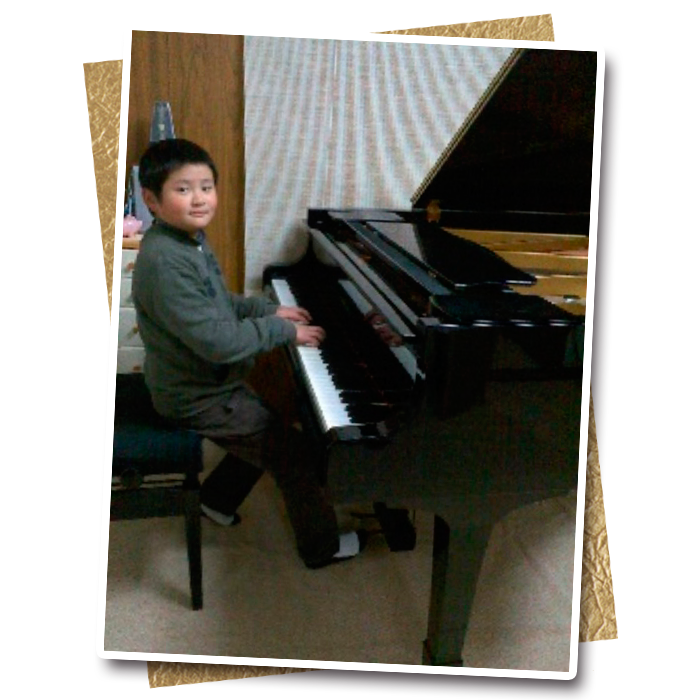 「音色と象牙の鍵盤がお気に入り」