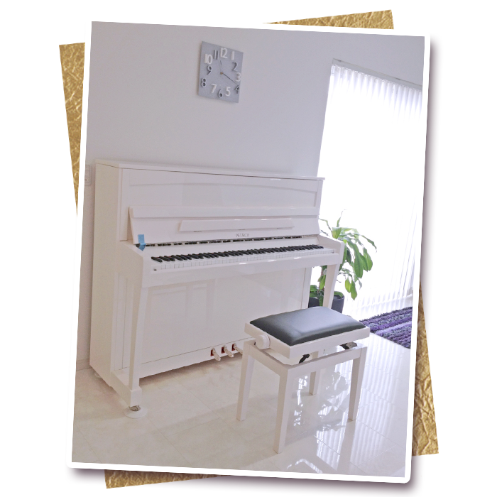 ［浜松市在住のお客様　ペトロフ P118G2 （アップライトピアノ） 日本初上陸］