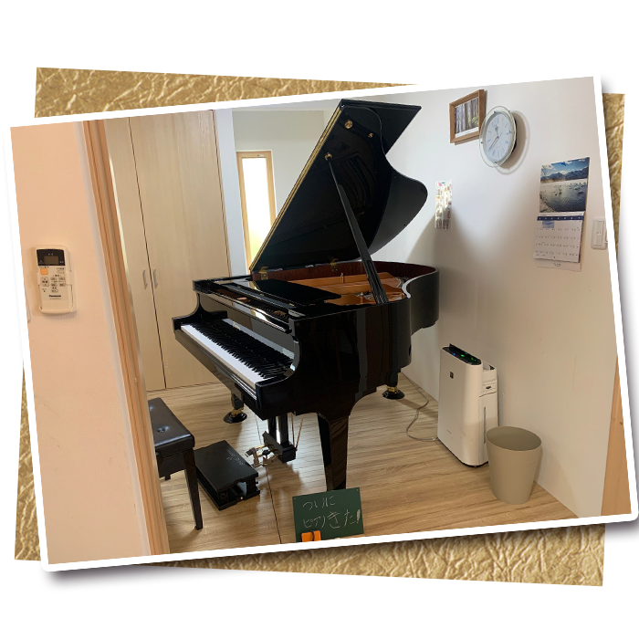 ［豊橋市在住のお客様　BOSTON GP163PE II（グランドピアノ）］