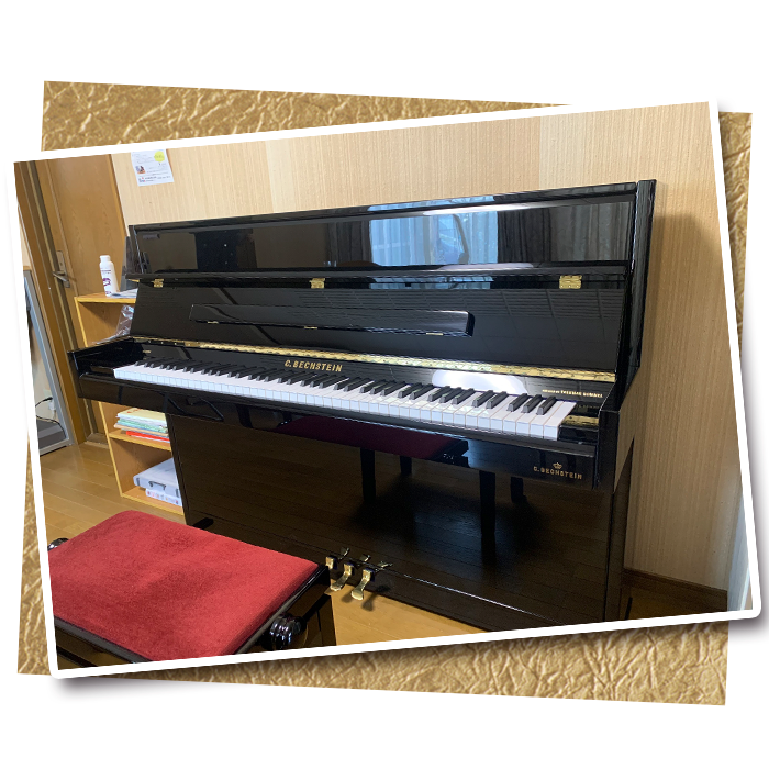 ［静岡市在住のお客様　BECHSTEIN A114（アップライトピアノ）］