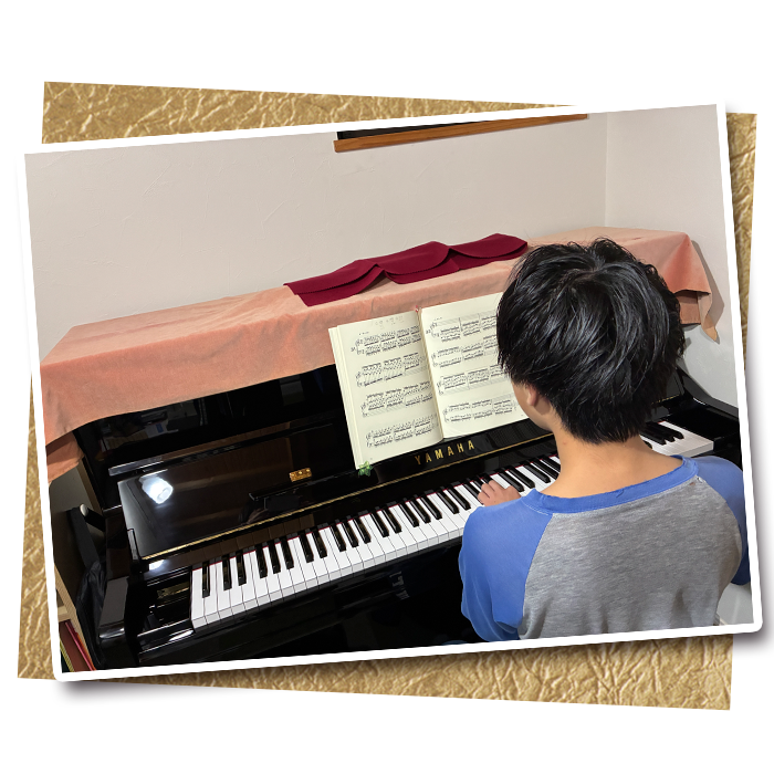 ピアノが欲しいと言う息子たちに